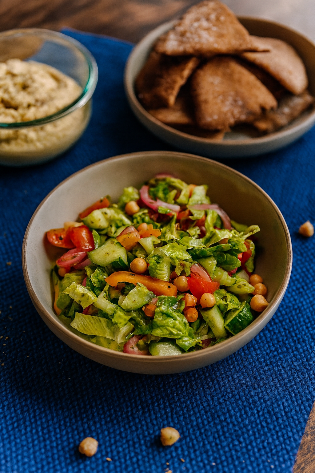 Refreshing Cucumber Mint Chickpea Salad with Lime & Pickled Onions
